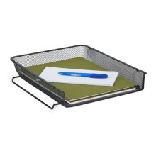 Stapelbare Dokumentenablage aus Metall