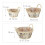 Runder Blumentopf Birke 3er Set 4