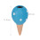 Blaue Tonkegel - 4er-Set 4