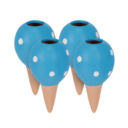 Blaue Tonkegel - 4er-Set