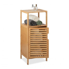 Schlanker Badezimmerschrank aus Bambus