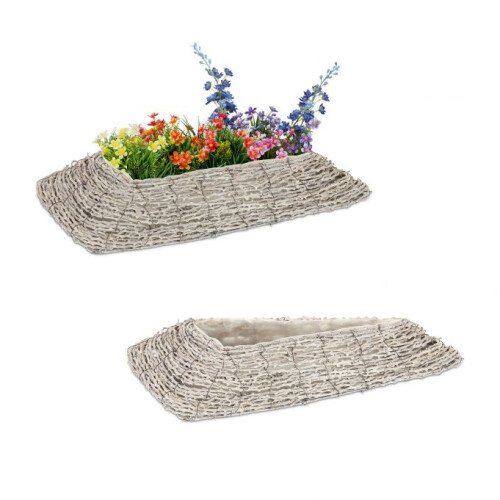 Dreieckiger Blumentopf - 2er-Set