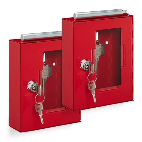 Box with 2 emergency keys