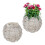 Runder Blumentopf - 2er-Set 1