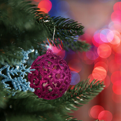 Christbaumkugeln im 50er Set 1