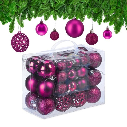 Christbaumkugeln im 50er Set