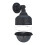 Schwarze Kamera-Dummy-Kuppelform 6