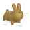 Coniglio animale saltatore marrone chiaro 4