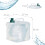 Capsule pieghevoli quadrate in set da 4 4