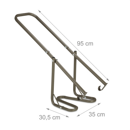 Braune Müllpresse für die Mülltonne 2