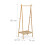 Bamboo clothes hanger with shelf 4