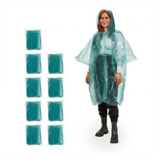 Einweg-Poncho 10er Set