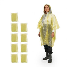 Einweg-Poncho 10er Set