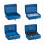 Blaue Kassenschublade mit Münzzähler 6