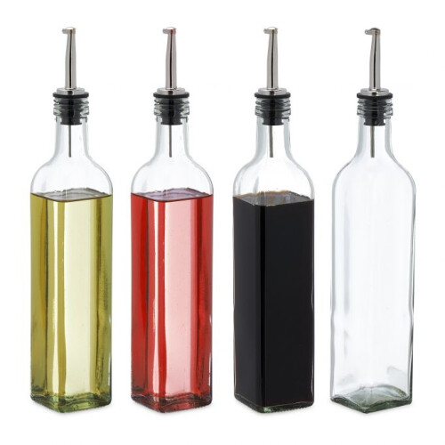 4x Öl- und Essigflasche