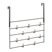 Door hanger with 10 hooks