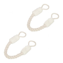 Schutzclip für Türkordel 2er Set weiß