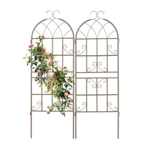 Enrejado 150 cm set de 2 marrón
