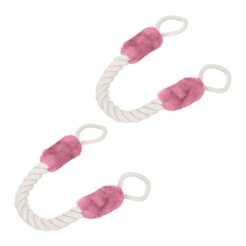 Schutzclip für Türkordel, 2 Stück, rosa