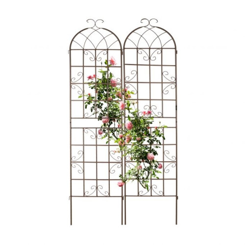 Rankgitter 220 cm 2er Set braun