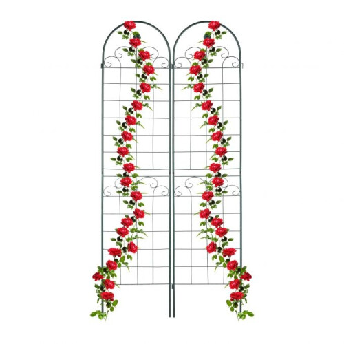 Rankgitter 220 cm 2er Set grün