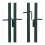 Rankgitter 220 cm 2er Set grün 6