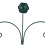 Rankgitter 220 cm 2er Set grün 8
