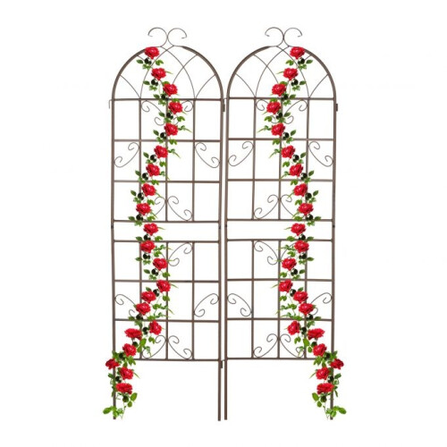 Rankgitter 180 cm 2er Set braun