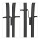 Rankgitter 150 cm 2er Set schwarz 6