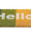 Kokosfußmatte "Hello" Regenbogen 6