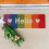 Kokosfußmatte "Hello" Regenbogen 2