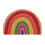 Kokosnuss Fußmatte Regenbogen 1