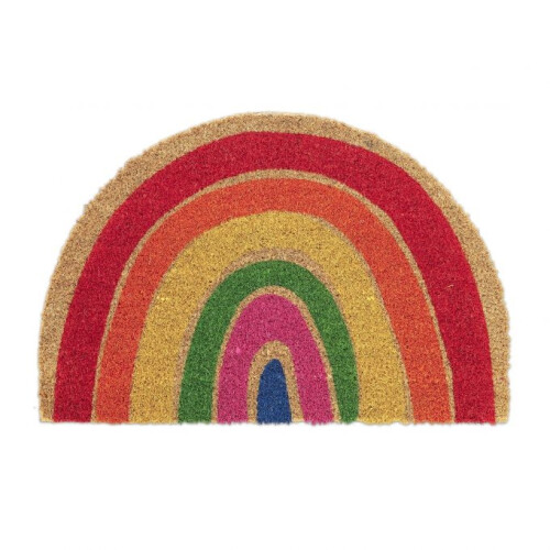Kokosnuss Fußmatte Regenbogen
