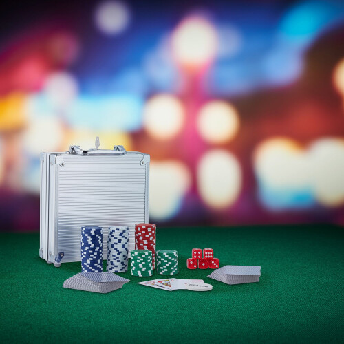 Pokerkoffer mit 100 Chips 1