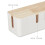 Kabelbox mit Holzdeckel 5