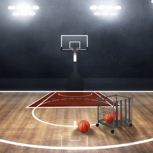 Ballwagen aus Metall 1