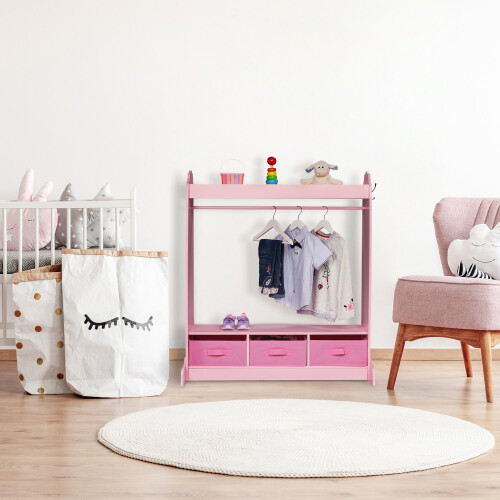 Kleiderbügel für Kinder mit Spiegel 1