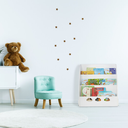 Kinderbücherregal in Weiß 1