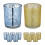 Heat Kerzenhalter Gold Silber 12er Set 1
