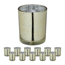 Heat Kerzenhalter Gold 12er Set