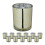 Heat Kerzenhalter Gold 12er Set 1