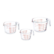 Messbecher aus Glas 3er-Set