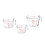 Messbecher aus Glas 3er-Set 1