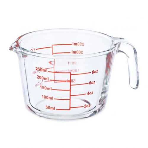 Messbecher aus Glas 250 ml
