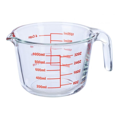 Messbecher aus Glas 1000 ml