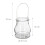 Laterne transparent 12er Set 4