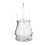 Laterne transparent 12er Set 6