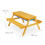 Seating group for children Wood with parasol 4