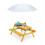 Seating group for children Wood with parasol 1