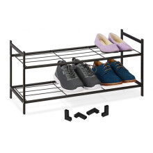 Stapelbares Schuhregal mit 2 Böden